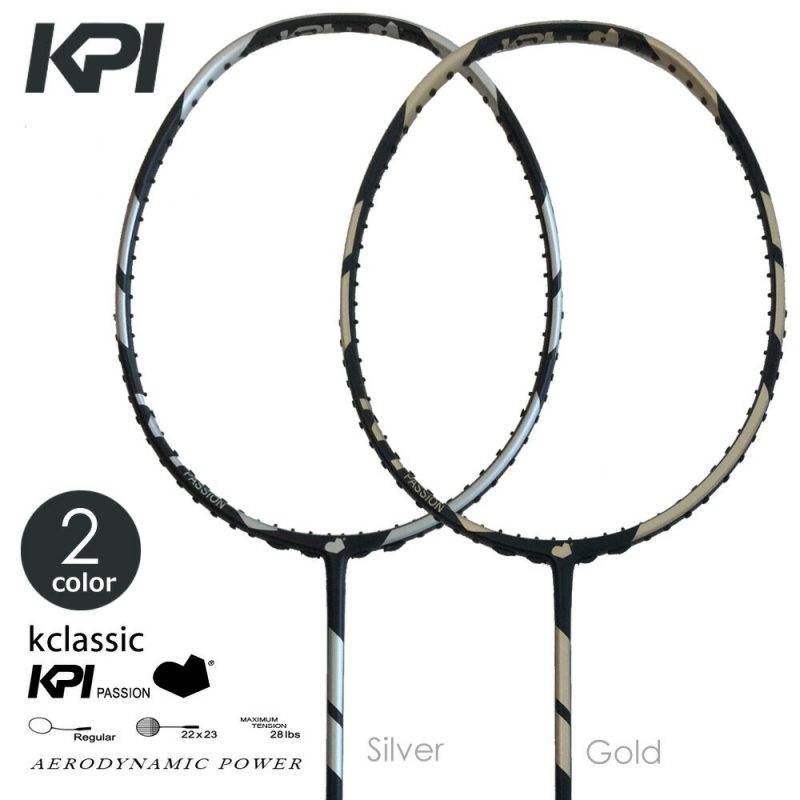 [K Classic Badminton バドミントンラケット SpaceGray / Gold]