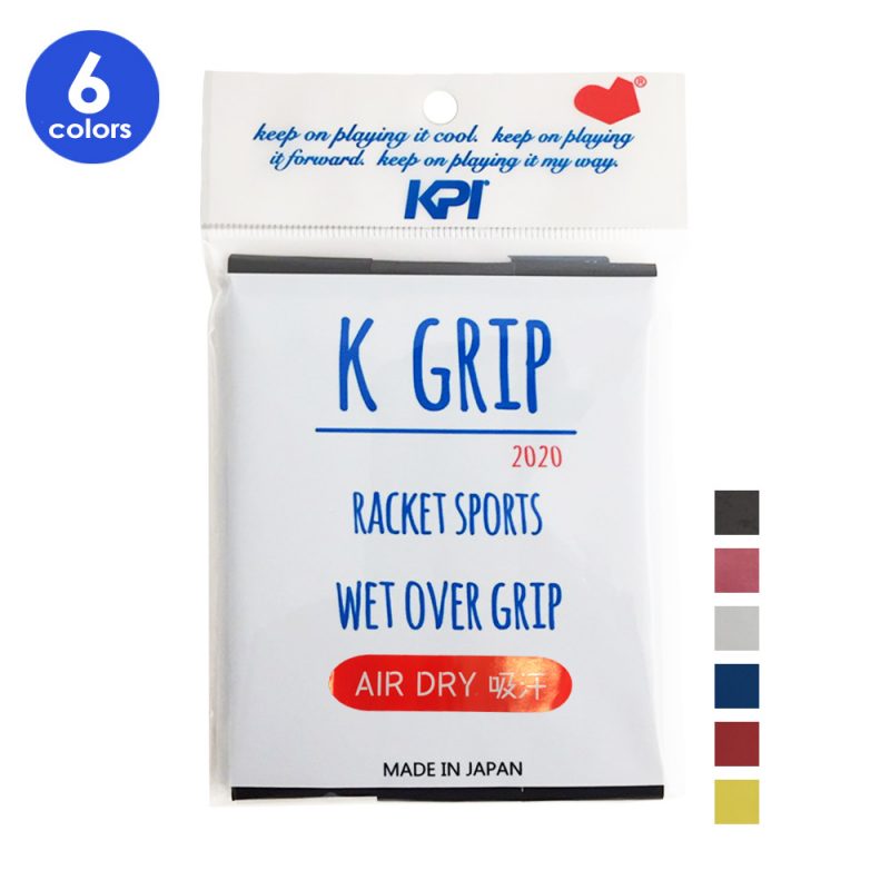 ケーピーアイ KPI テニスグリップテープ K GRIP オーバーグリップ 高吸水性タイプ 3本入 KPIオリジナル KPI2020JP-3sdy