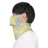 KPI×ヤケーヌ 日焼け防止専用UVカットマスク ヤケーヌフィットプリズム（イエロー）を着用した男性の横顔